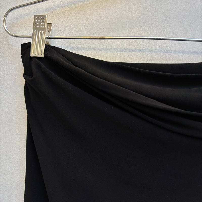 Plein Sud Mini Draped Clip Skirt