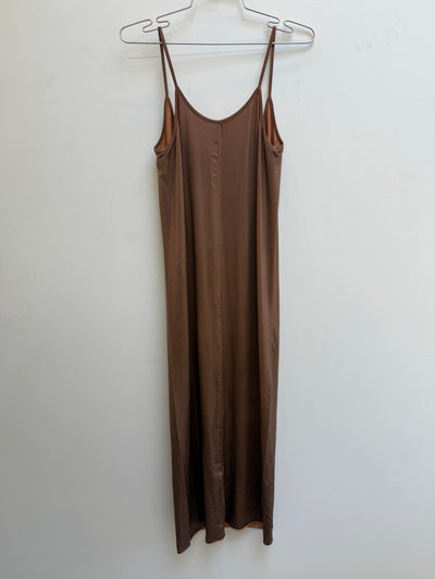 Rick Owens Lilies Dark Tangerine Long Tank Dress