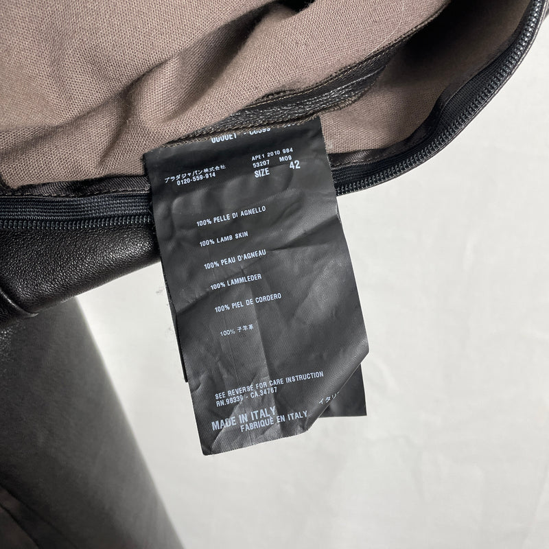 SS10 Prada Leather Dress