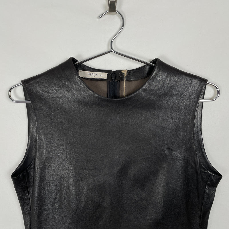 SS10 Prada Leather Dress