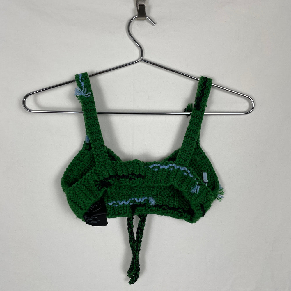 Prada Green Knit Bralette