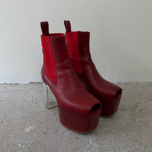SS20 Rick Owens Open-Toe “Kiss” Heels