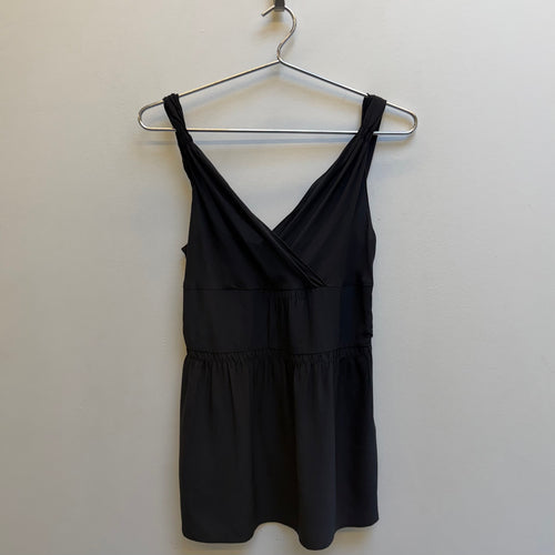 00s MIUMIU Crossover Empire Waist Tank-Top