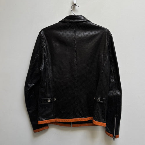 FW99 Comme Des Garçons Perforated Leather Jacket