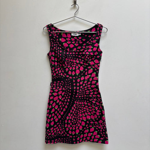Moschino Strawberry Print Tank Summer Dress