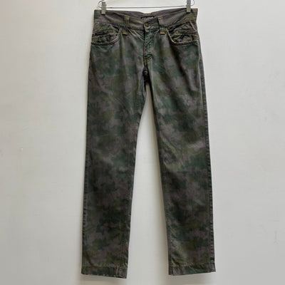 00s Dolce & Gabbana Camouflage Straight Jeans