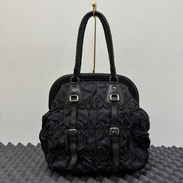 FW06 Prada Nylon Gaufre Hobo Bag