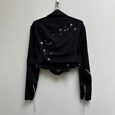 Limi Feu Cropped Biker Jacket