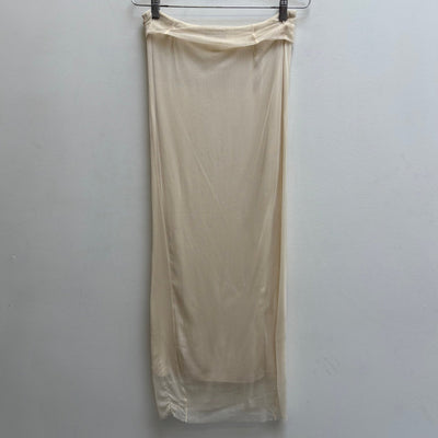 00s Ann Demeulemeester Silk Tulle Maxi Skirt