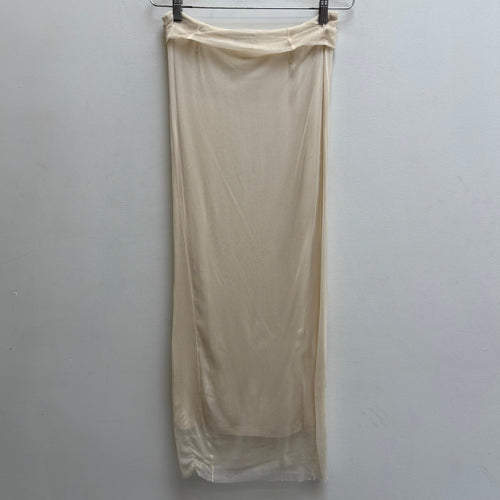 00s Ann Demeulemeester Silk Tulle Maxi Skirt