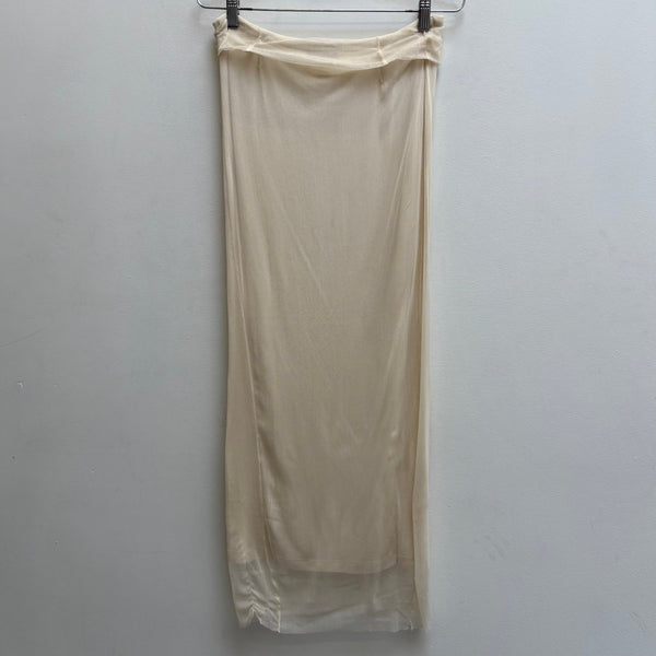 00s Ann Demeulemeester Silk Tulle Maxi Skirt