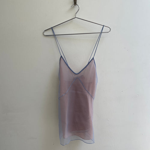 SS22 Dsquared2 Sheer Layered Tank Top