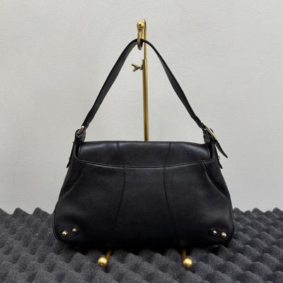 FW03 Gucci by Tom Ford Horsebit Chain Leather Shoulder Bag