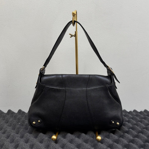 FW03 Gucci by Tom Ford Horsebit Chain Leather Shoulder Bag