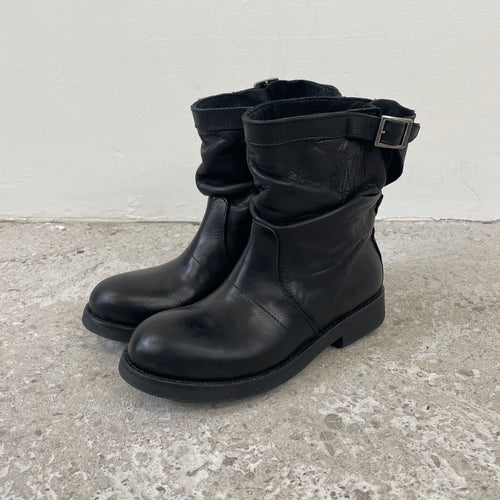 Dirk Bikkembergs Leather Engineer Boots