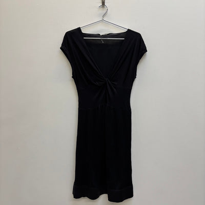 Alberta Ferretti Front Twist Summer Dress