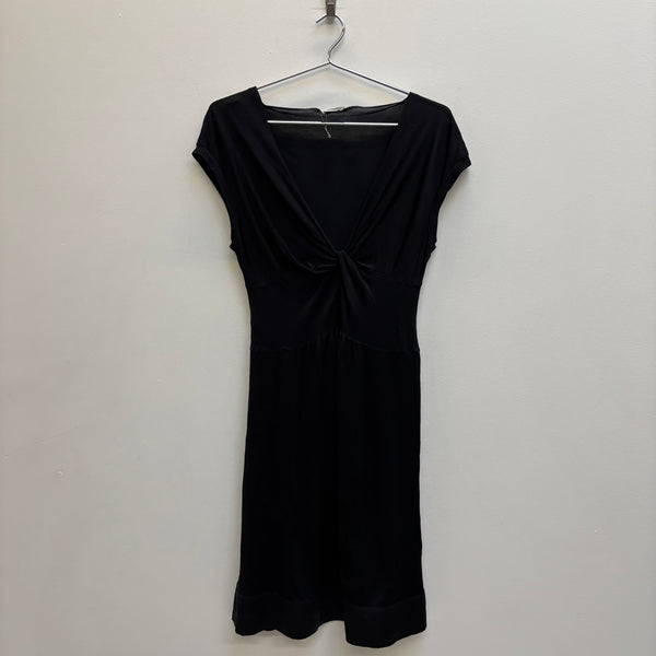 Alberta Ferretti Front Twist Summer Dress