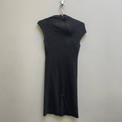 00s Helmut Lang Sonar Zipper Dress