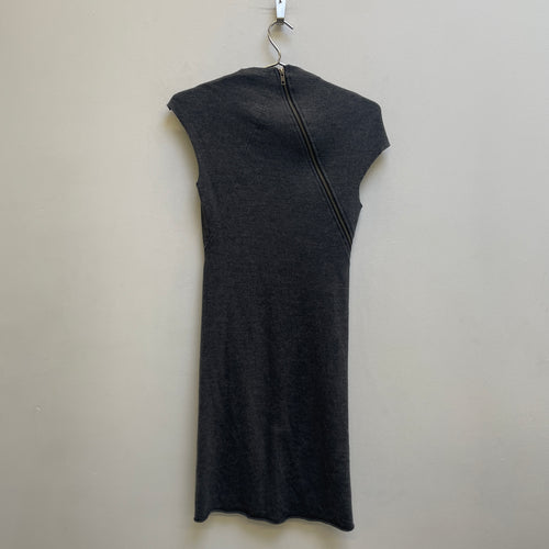 00s Helmut Lang Sonar Zipper Dress