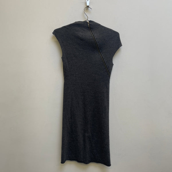 00s Helmut Lang Sonar Zipper Dress