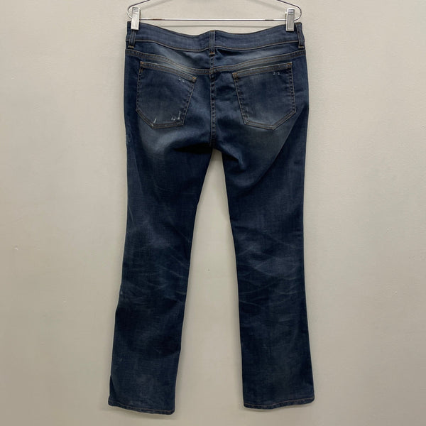 SS12 Balmain Distressed Bootcut Jeans