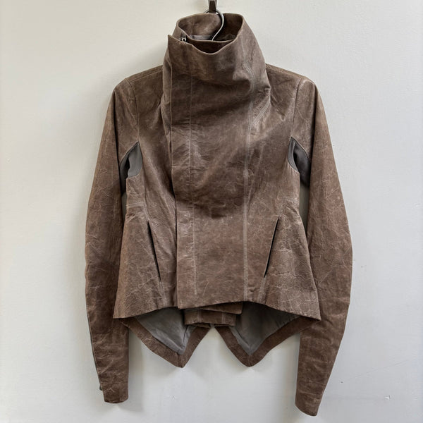 SS10 Rick Owens ‘GLEAM’ Naska Lambskin Leather Jacket