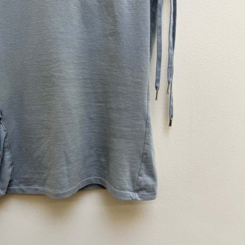Christian Dior Lace Up Short Sleeve Top