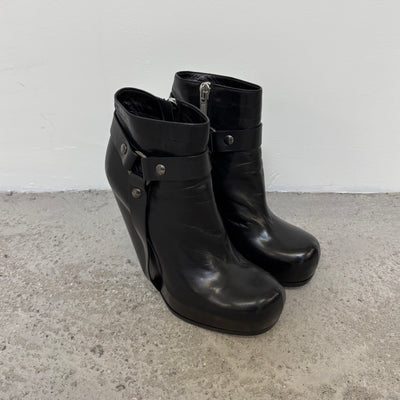 Rick Owens Wedged Buckle Heels