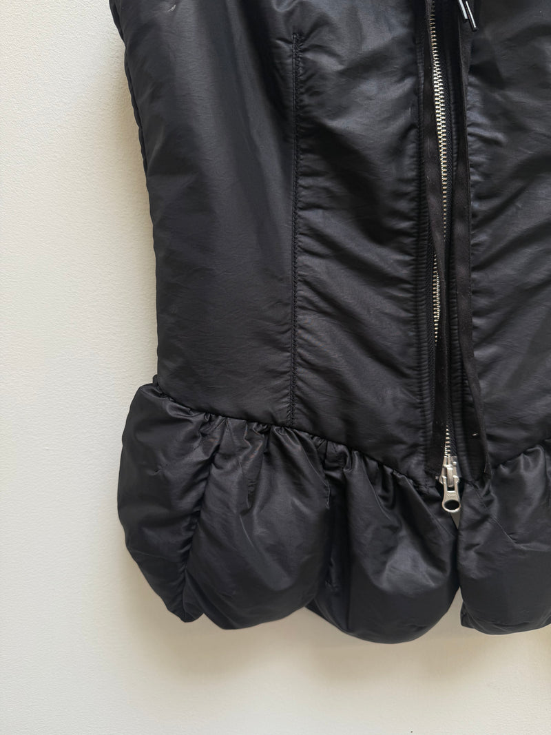 00s Marithé François Girbaud Puffer Zip Up Vest