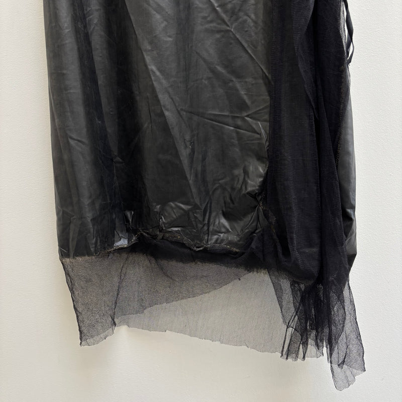 Marc Le Bihan Latex Tule Maxi Skirt