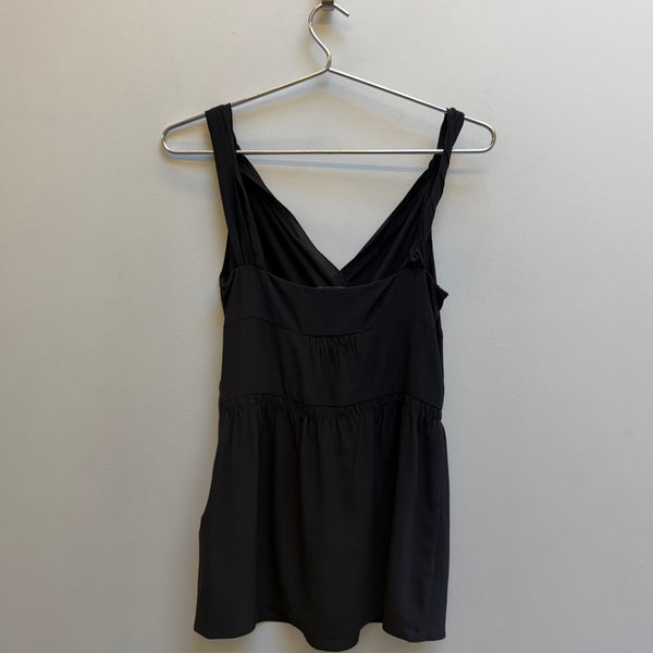 00s MIUMIU Crossover Empire Waist Tank-Top