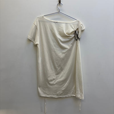 Ann Demeulemeester Off The Shoulder Sheer Top