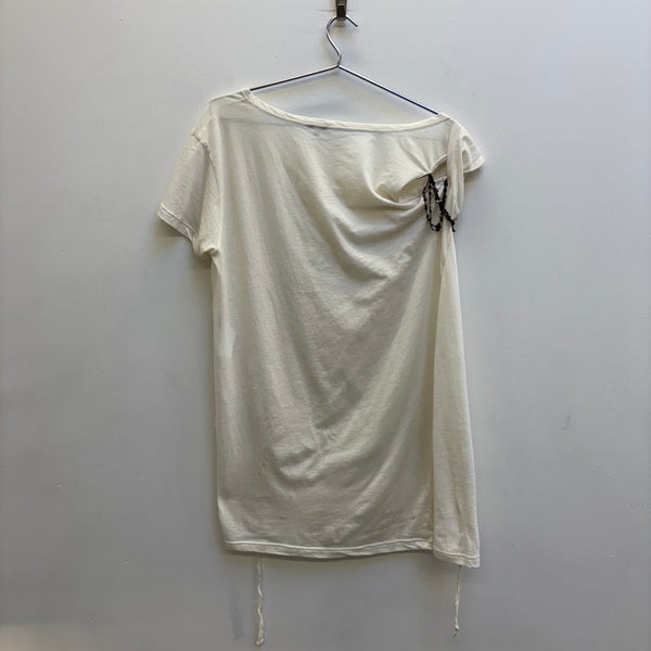 Ann Demeulemeester Off The Shoulder Sheer Top