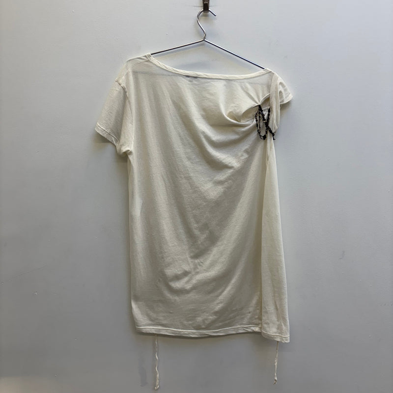 Ann Demeulemeester Off The Shoulder Sheer Top