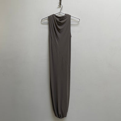 FW21 Rick Owens Lillies Sleeveless Cowl Neck Maxi Dress