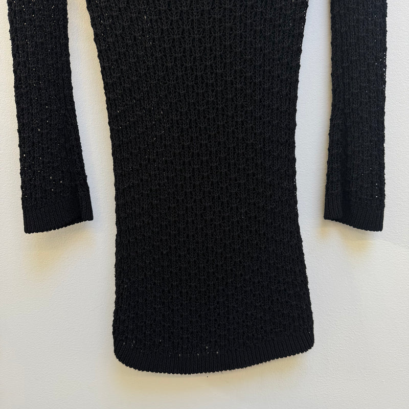 Dolce & Gabbana Cropped Sleeve Knit Top