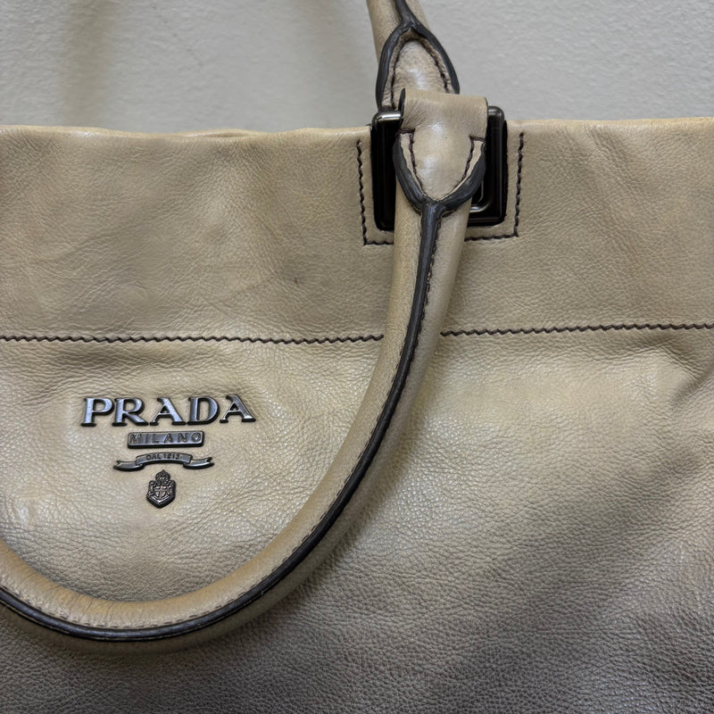 Prada Gradient Leather Shoulder Bag