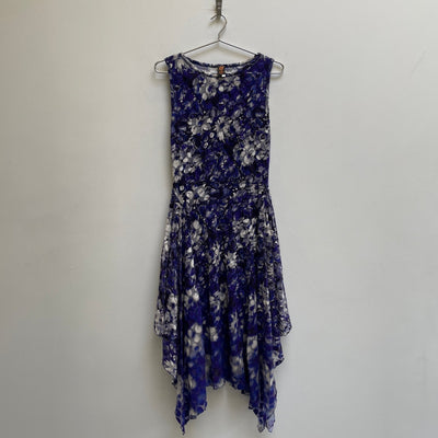 90s Jean Paul Gaultier SOLEIL Patterned Mesh Dress