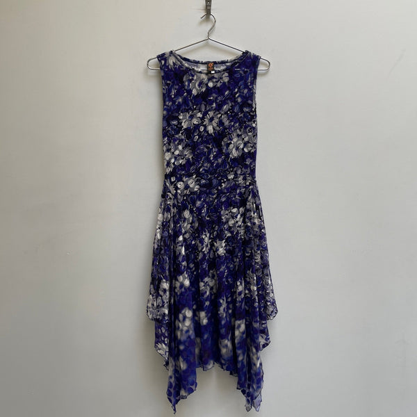 90s Jean Paul Gaultier SOLEIL Patterned Mesh Dress