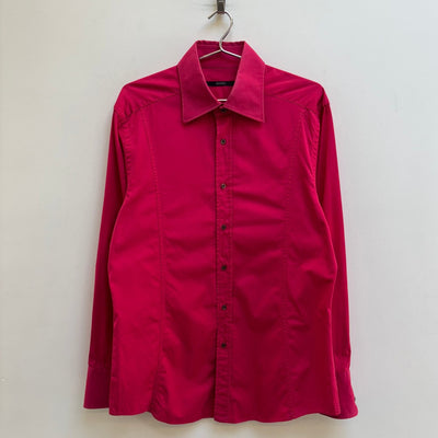 SS99 Gucci by Tom Ford Pink Button Up Blouse