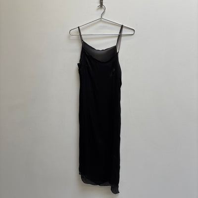 Paul Hardy Satin High Neck Slip Dress