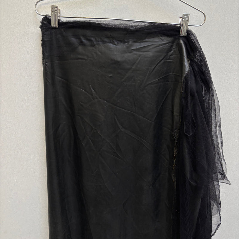 Marc Le Bihan Latex Tule Maxi Skirt