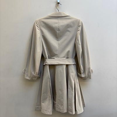 00s Prada Pleated French Trench Coat