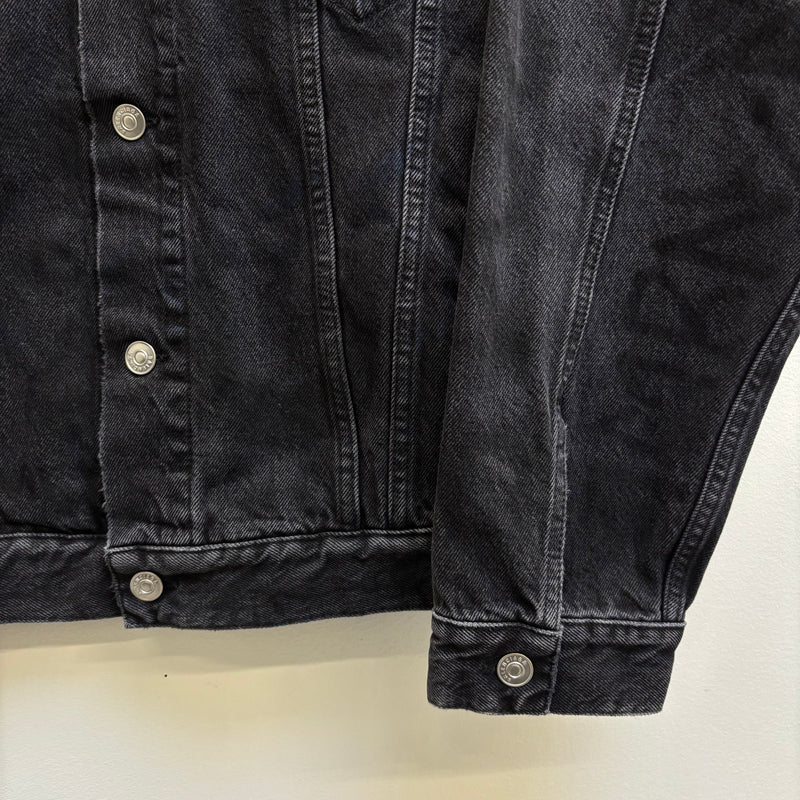 FW18 Balenciaga Trucker Paris Denim Jacket