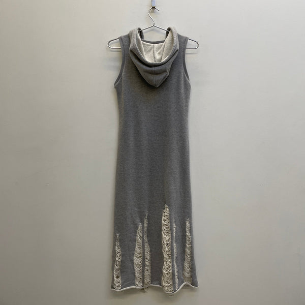 Mihara Yasuhiro X Bette Ridgeway Distressed Hybrid Hoodie Dress
