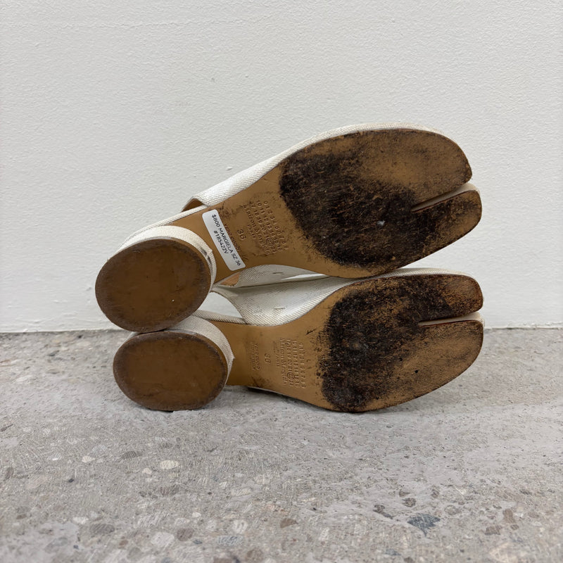 Maison Margiela Canvas Mary Jane Tabis