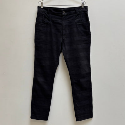 FW16 Haider Ackermann Striped Jacquard Denim Trousers