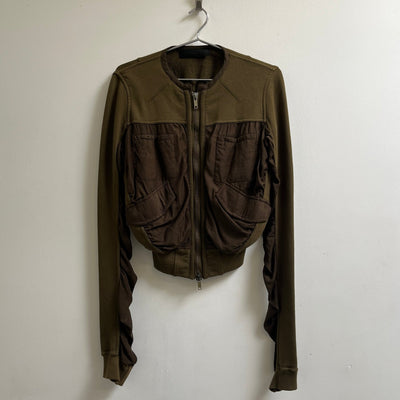 10S Haider Ackermann Cropped Bomber Jacket