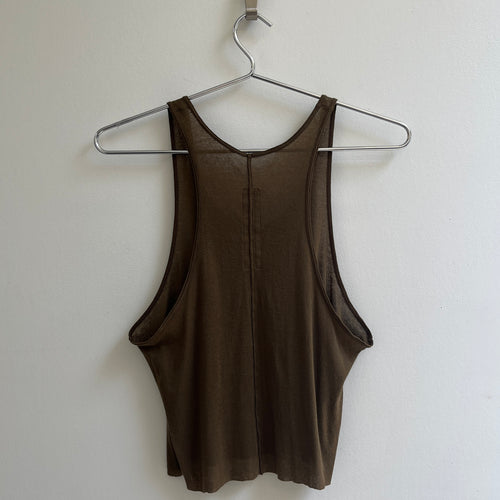FW24 Rick Owens ‘PORTERVILLE’ Cropped Tank Top