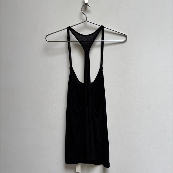 Enchantment..? Silk Leather Strap Tank Top